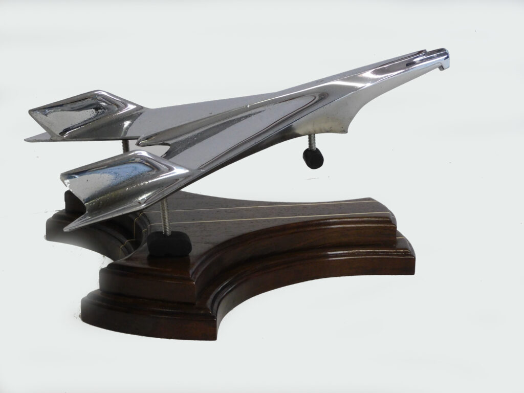 1956 Chevrolet Bird-Plane on Walnut Base, 14 x 6.5, $475