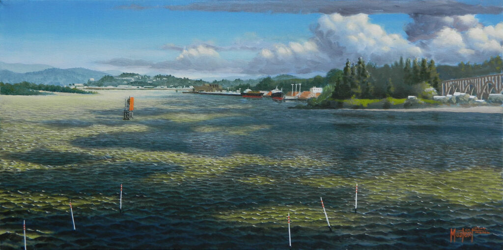 5 O'clock Shadows, Original Oil, 15x30 Image-21x36 Frame, $975