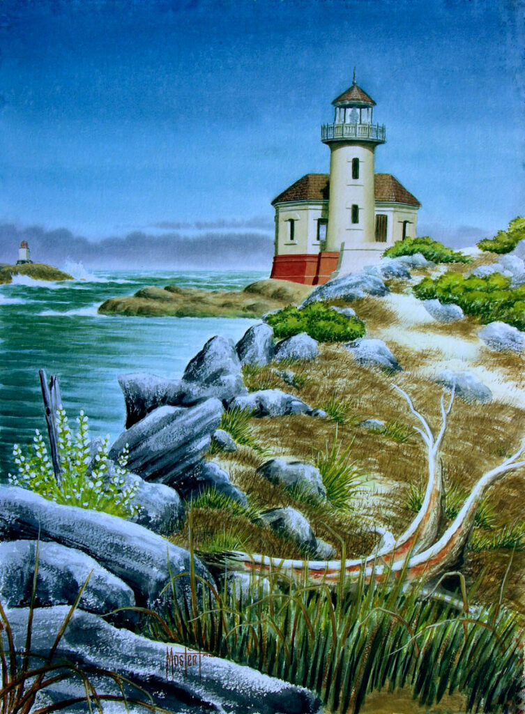 680 Bandon Lighthouse Repainted