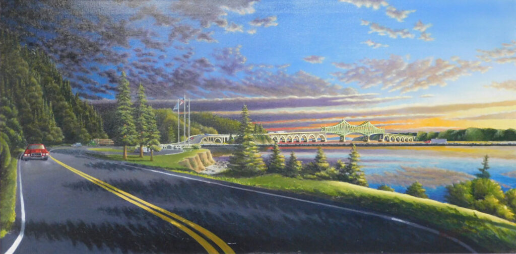 Almost Home, Original Oil, 24x48 Image-28x52 Frame, $8500